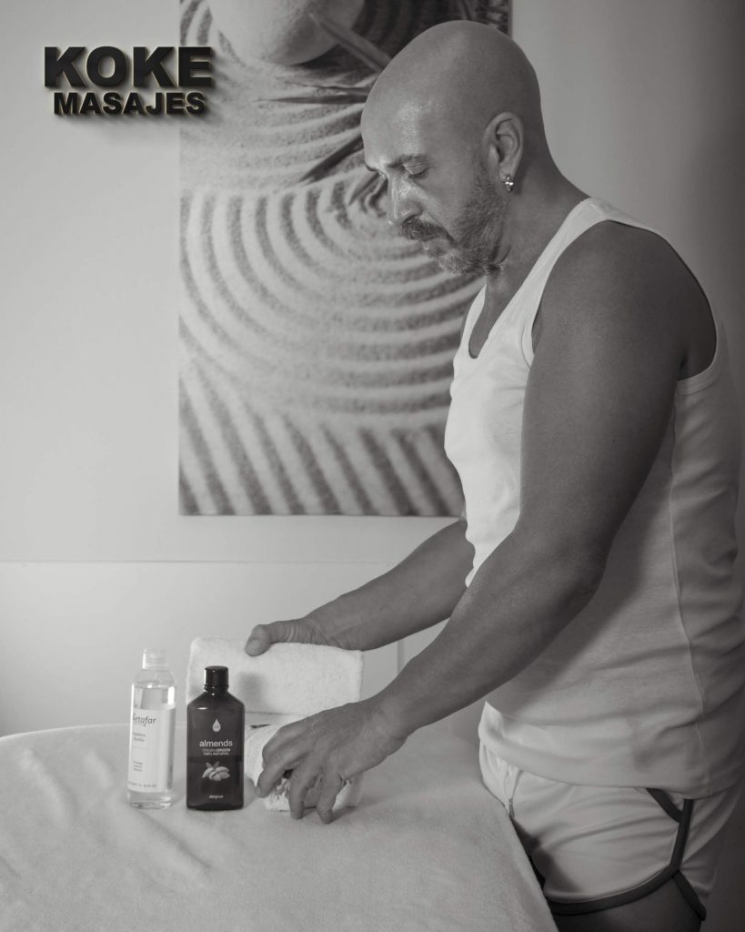 Todo preparado para el masaje